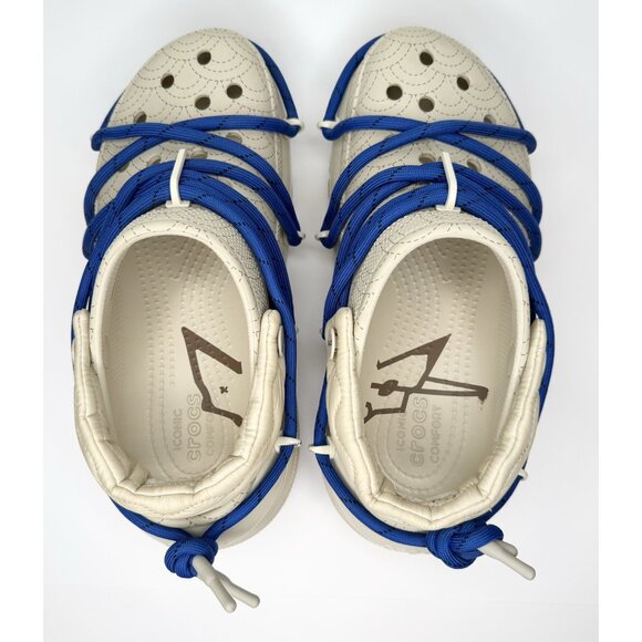 Rauw Alejandro Crocs Mega Crush Clog Men’s Size 7/ Women’s Size 9 Bone Platform - Picture 5 of 8